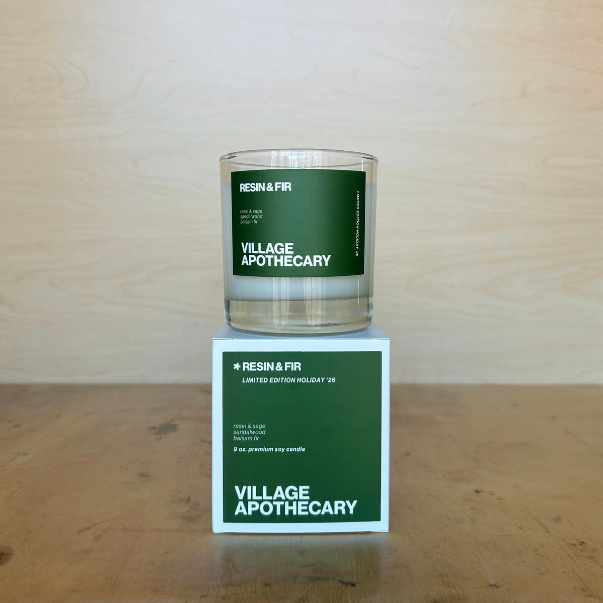 Resin & Fir Candle