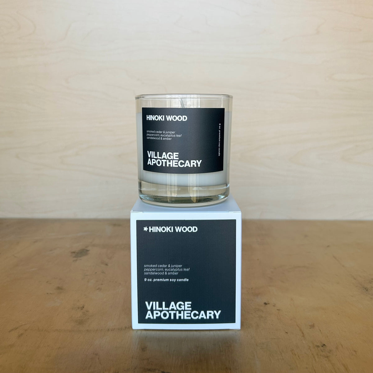 Hinoki Wood Candle
