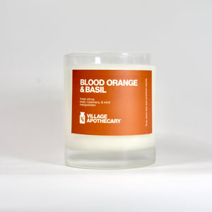 Blood Orange + Basil Candle